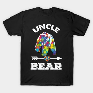 Uncle Bear Autism Awareness T-Shirt